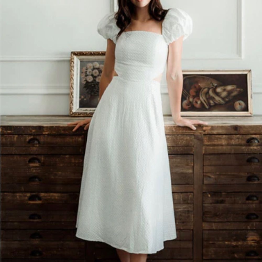 NWT Free People Elliatt Marlberry Dress size S retail $353 - Picture 2 of 13